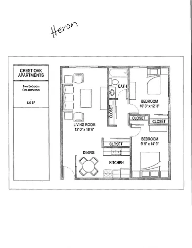 Floor plan Heron