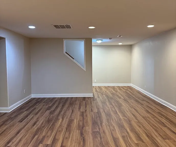 Basement rec room