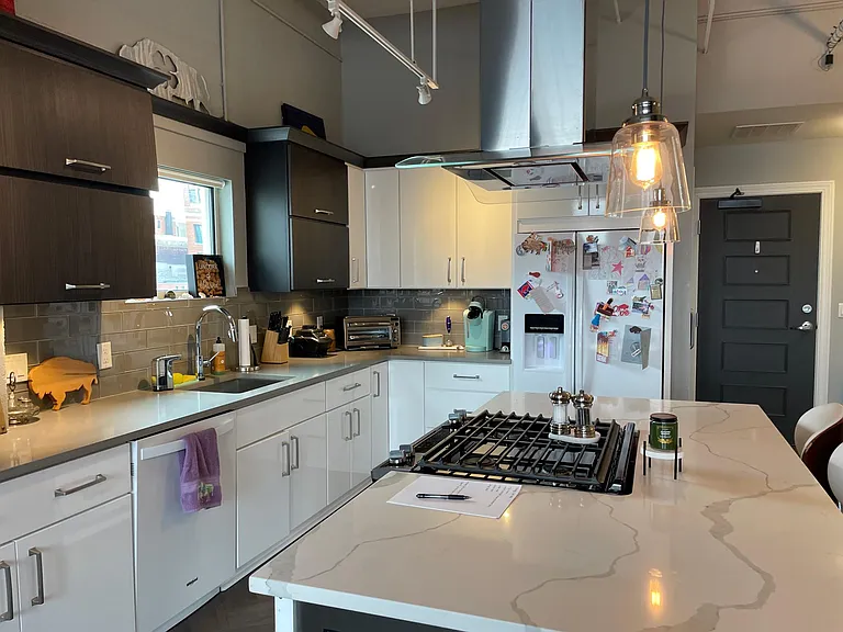 Kitchen shown with items