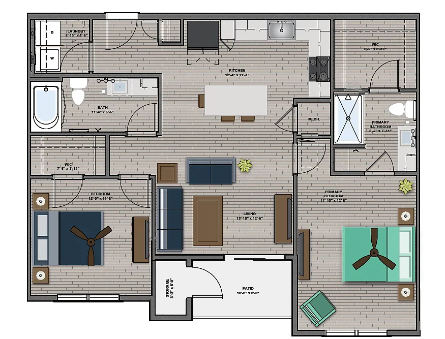 Floor plan Tesla III