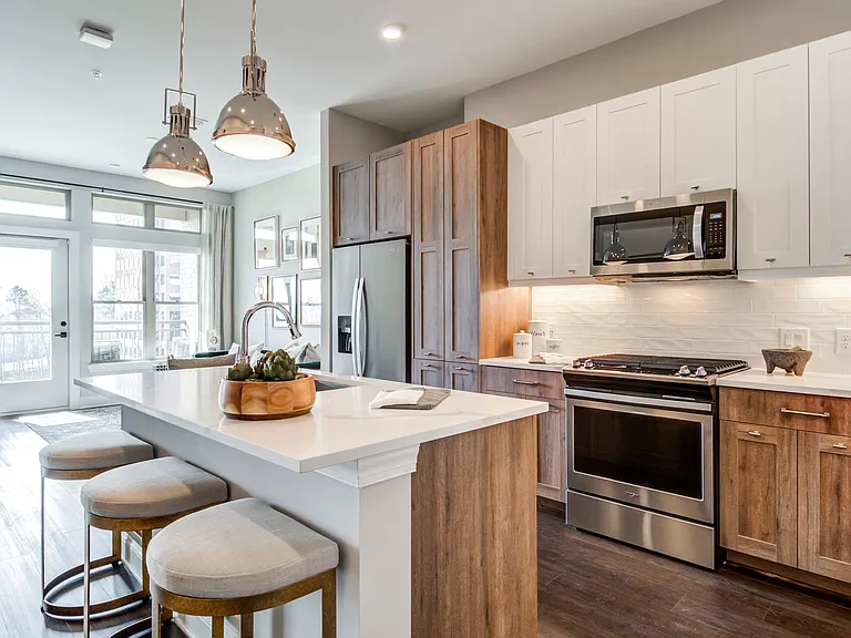 Model 2 Kitchen and Living