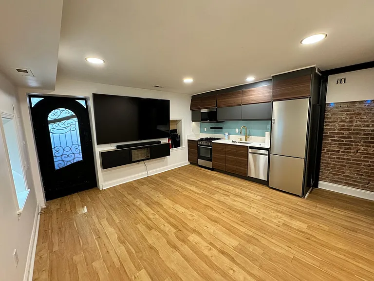 Living-room and Kitchen area