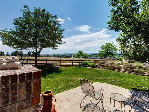 View from the patio, looking southwest