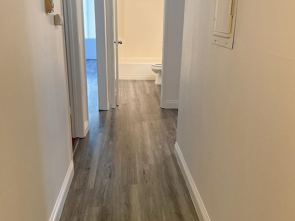 Hallway from living room and kitchen to another rooms