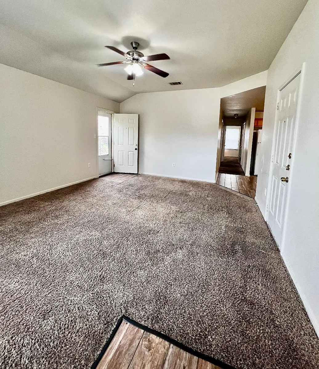 LIVING ROOM VIEW FROM FRONT DOOR - 4104 Primrose Dr #A