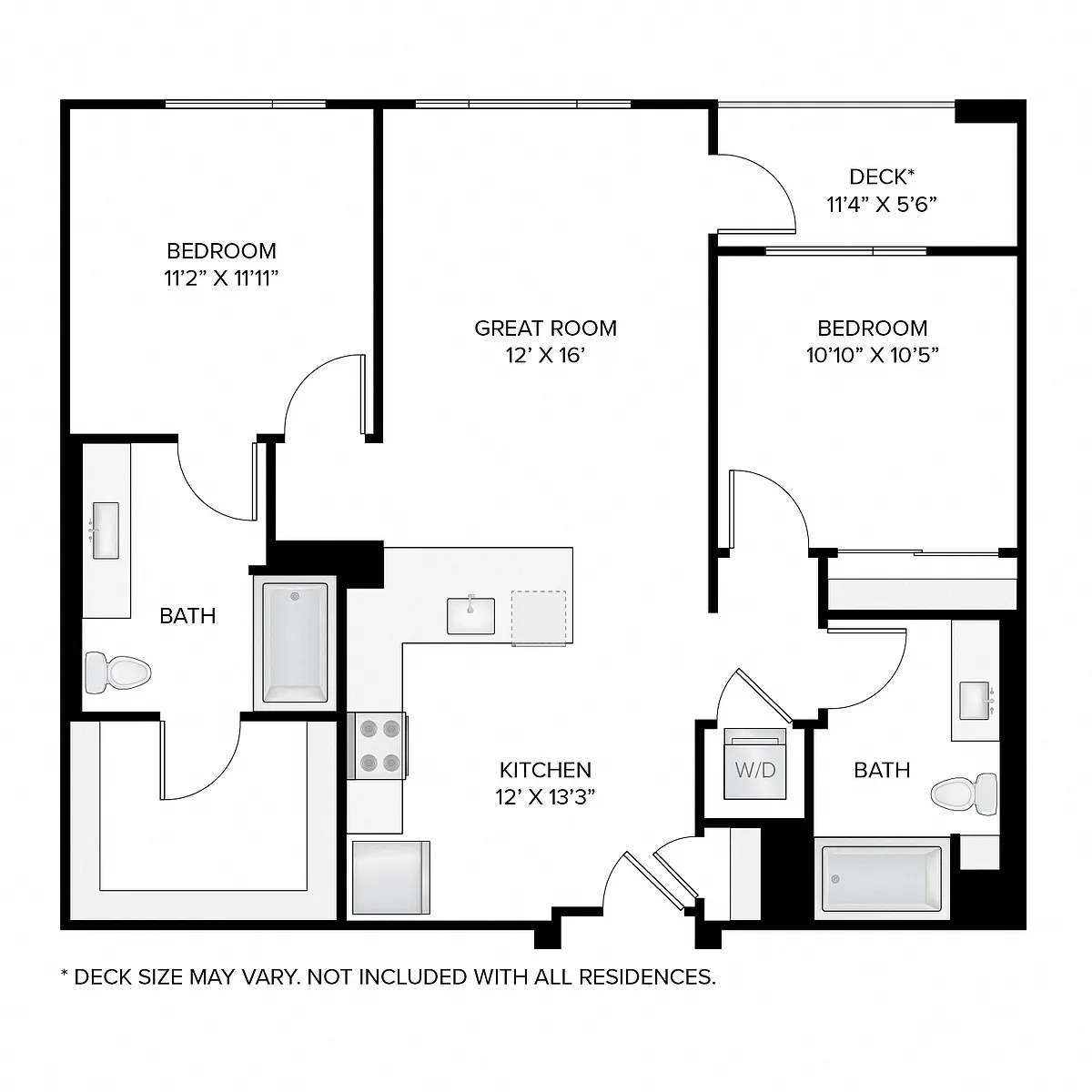 Floor plan The Madison