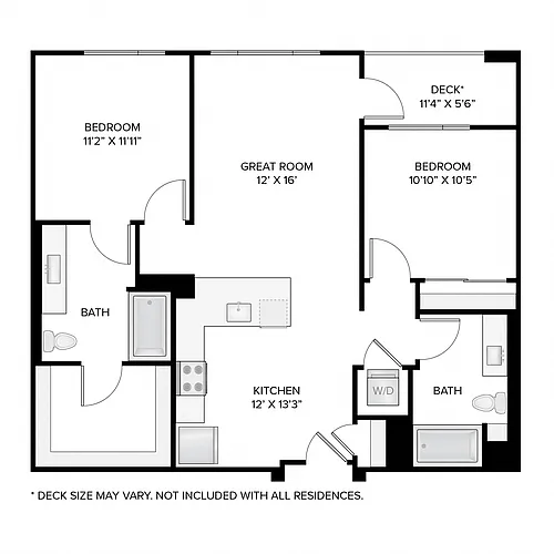 Floor plan The Madison