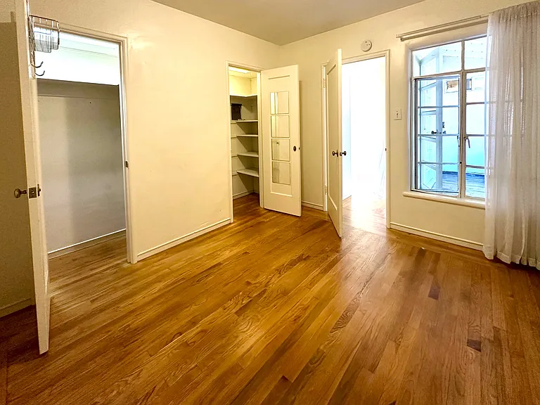 bedroom and walk in closet