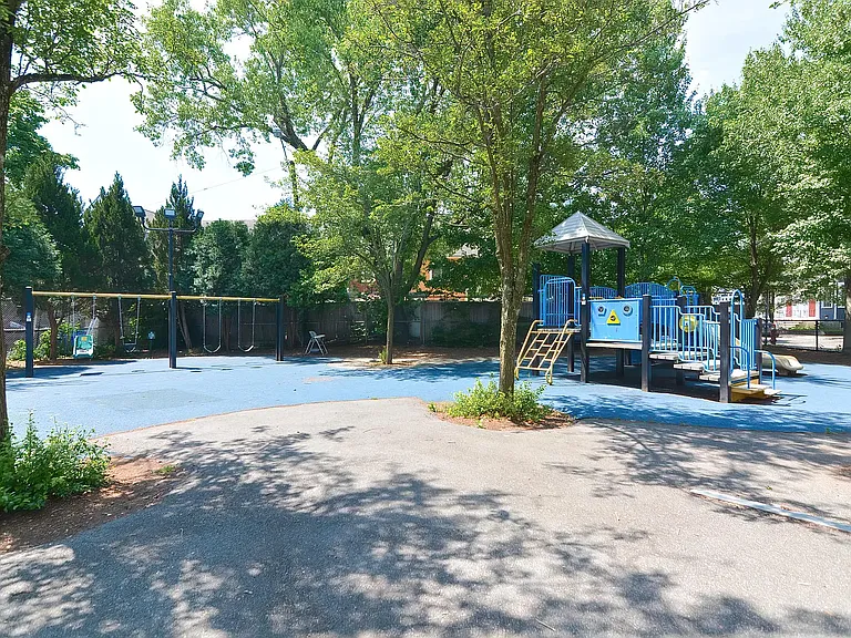 Marshall Playground is half a block away