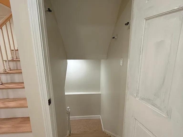 Path to basement stairs