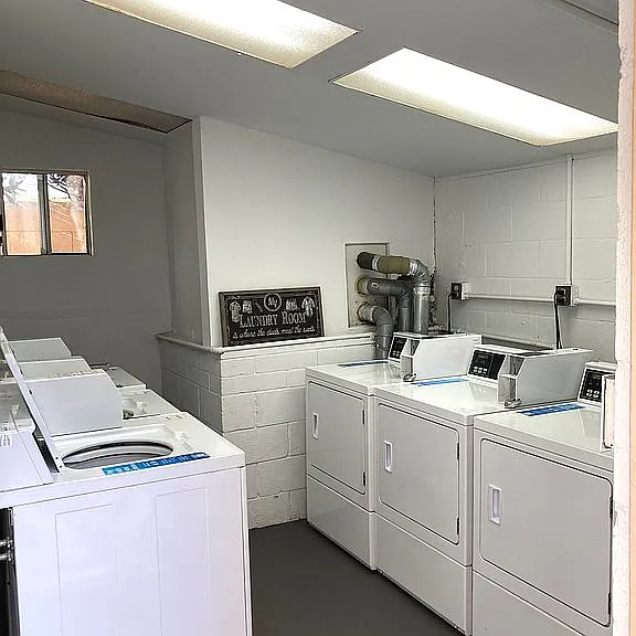 *Laundry facility,*
 Open 24/7 for your convenience.