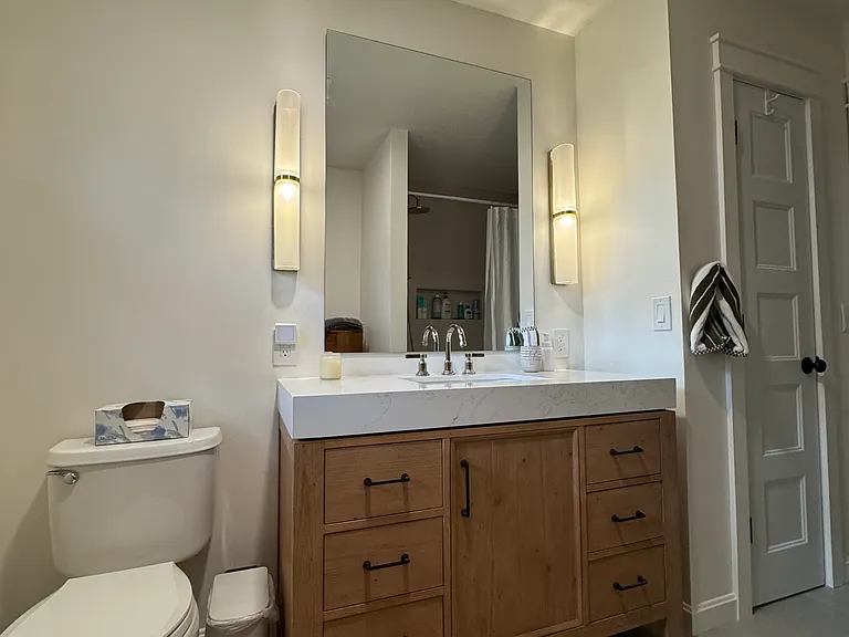 New primary bathroom renovation