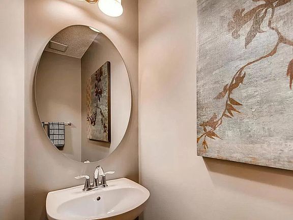 Lower level half bath