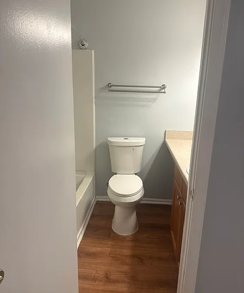 Primary bedroom to bathroom view