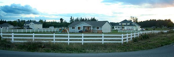 Country setting on 1.19 acres w/views of Mt. Rainier