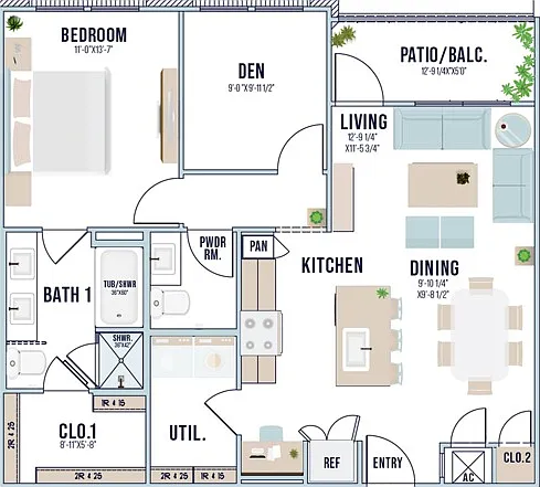 A8 | 949 sq ft A8 | 949 sq ft