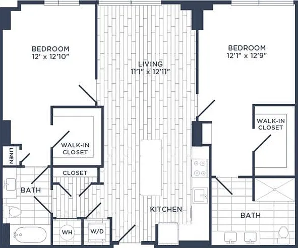 2 Bedroom 2 Bedroom