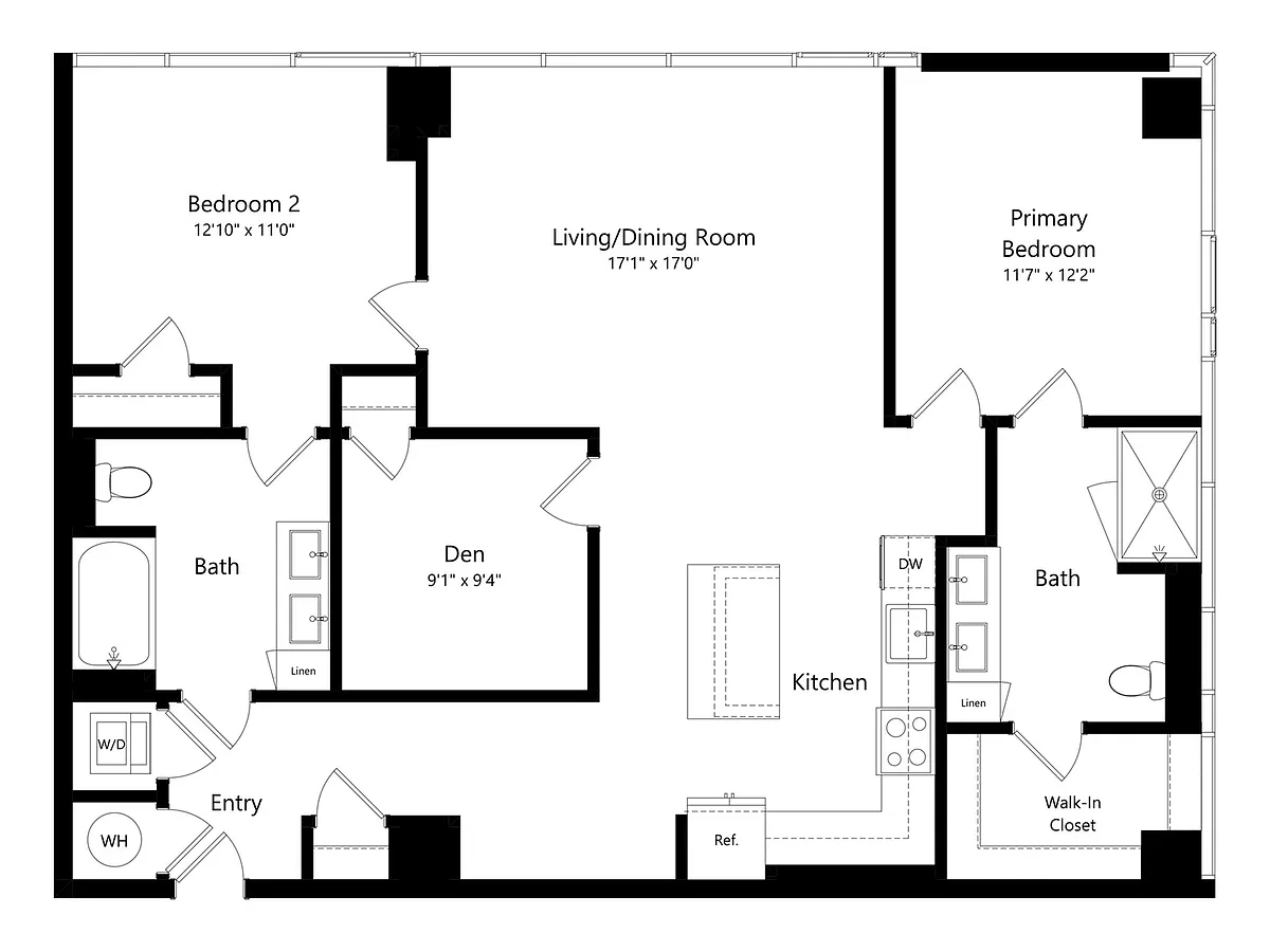 Floor plan D1m1