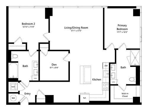 Floor plan D1m1
