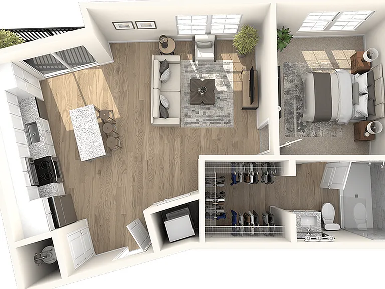 One Bedroom, One Bathroom One Bedroom, One Bathroom