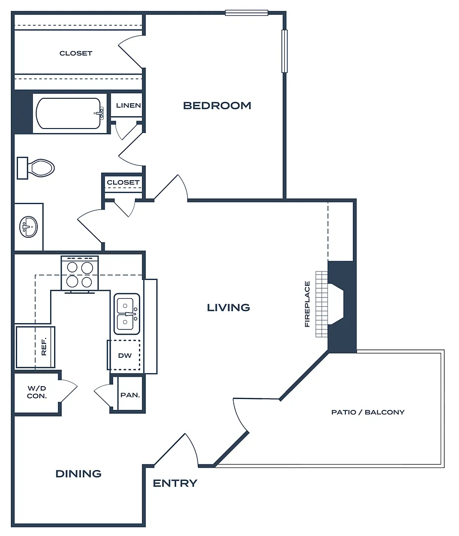Floor plan A2 Renovated