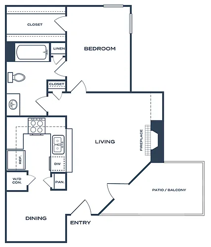 Floor plan A2 Renovated