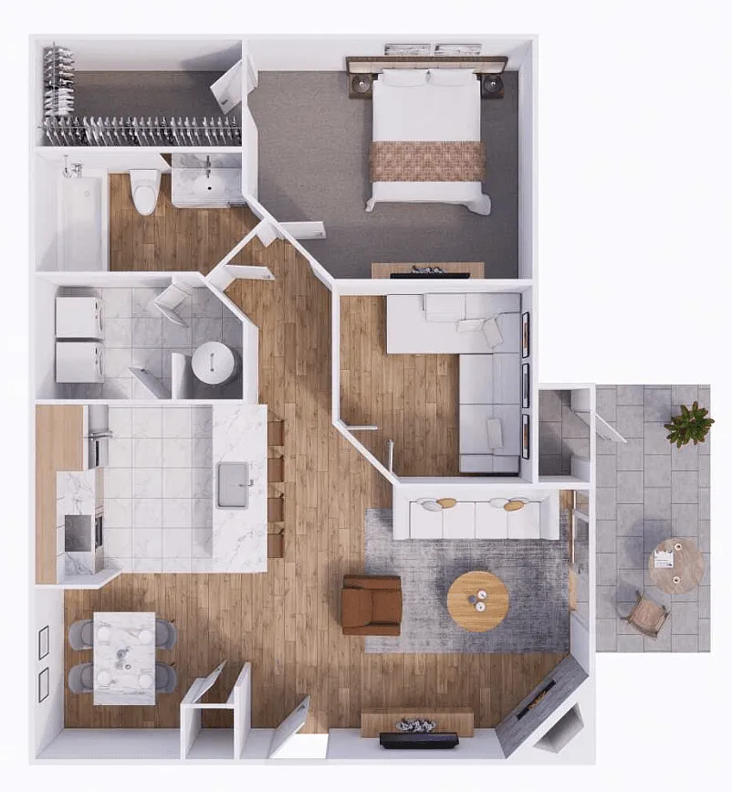 Floor plan Donnelly Den