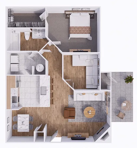 Floor plan Donnelly Den