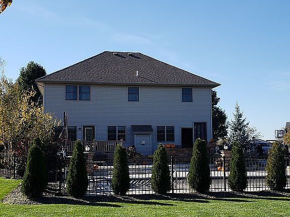 View from back of lot