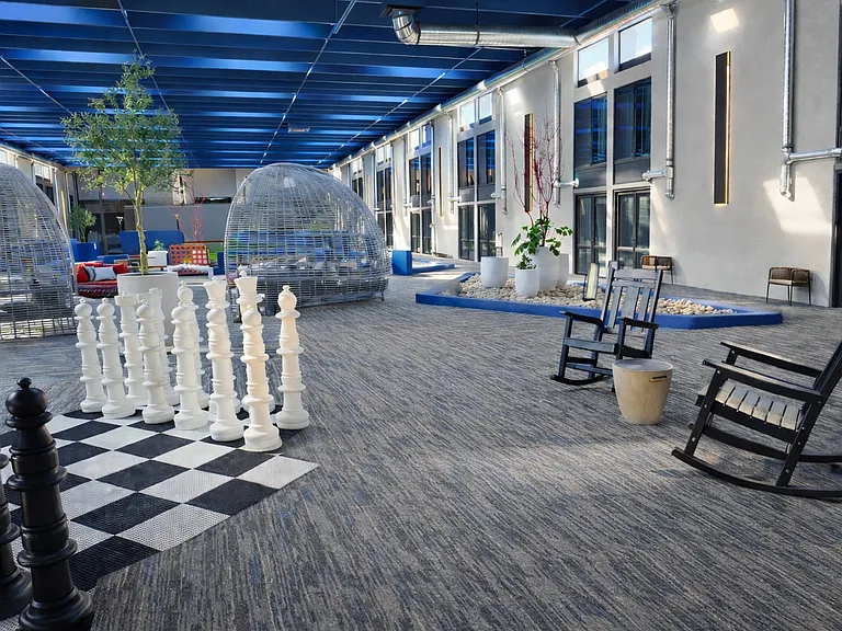 15,000 sq foot atrium