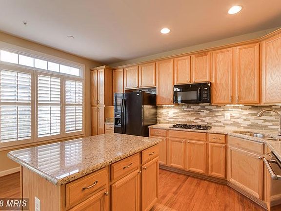 Custom backsplash and tons of counter space