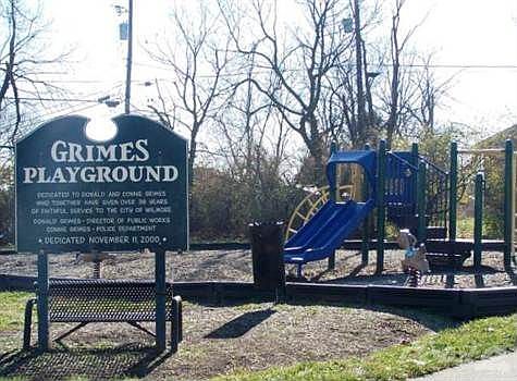Playground just across the street
