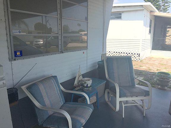 Front porch under carport