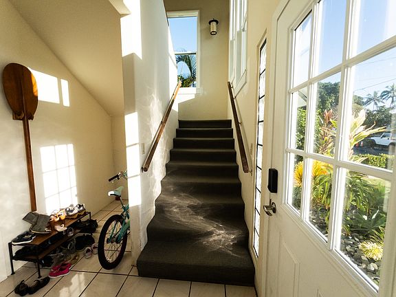 Entrance to the upstairs unit.