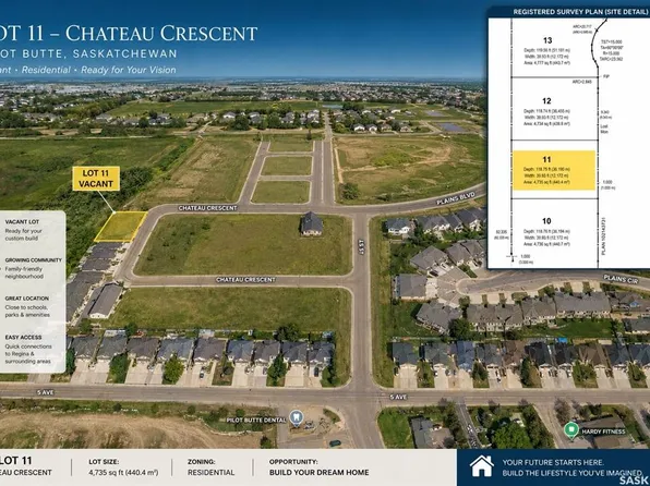 UNIT 11-TBD Chateau CRESCENT, Pilot Butte, SK S0G 3Z0