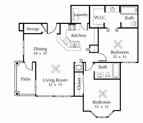 Floor plan 2A