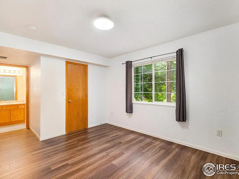 Master Bedroom with attached bathroom and closet.