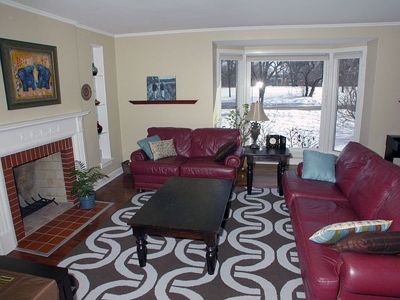 Living Room with Fireplace