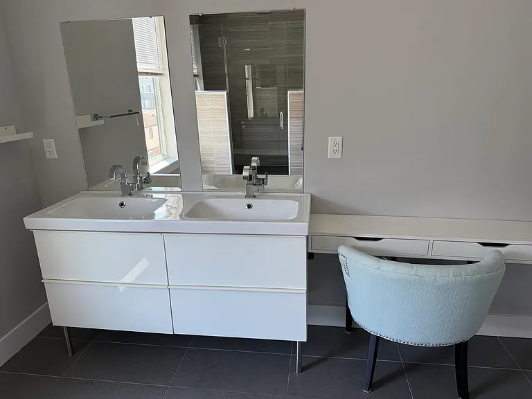 Master bath vanity