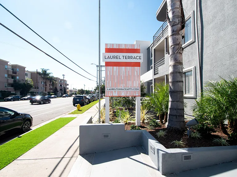 Laurel Terrace Apartments Entrance Sign