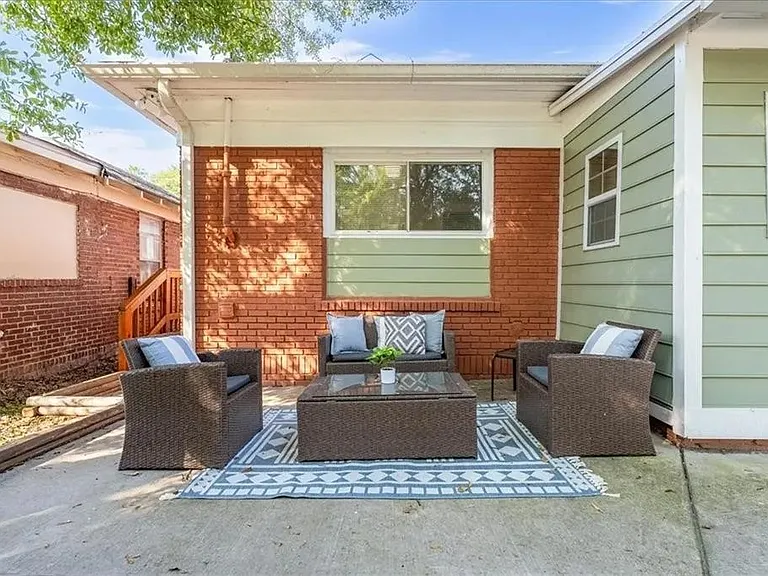 Backyard Sitting Area - Virtually Staged