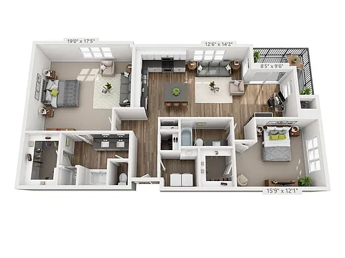 Floor plan C1