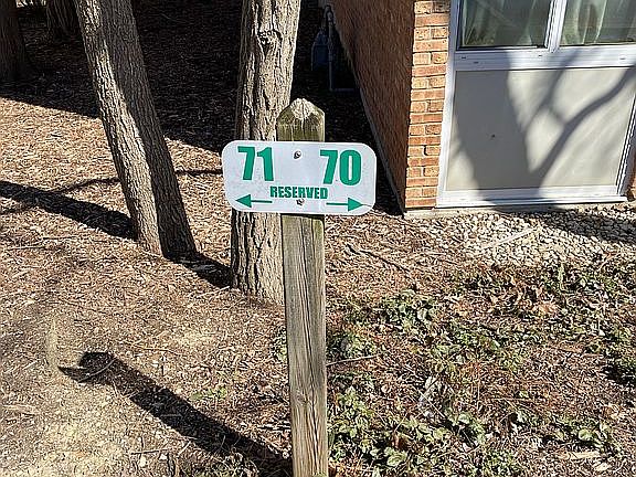 Reserved Parking Spot