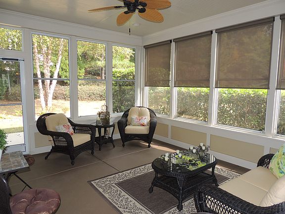 Porch with windows