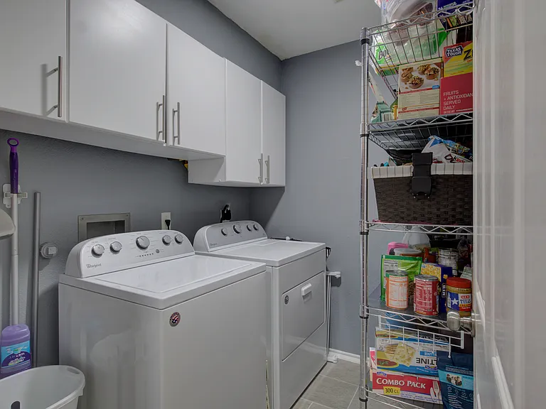 Laundry Room- Pantry. Note- Washer/Dryer not included.