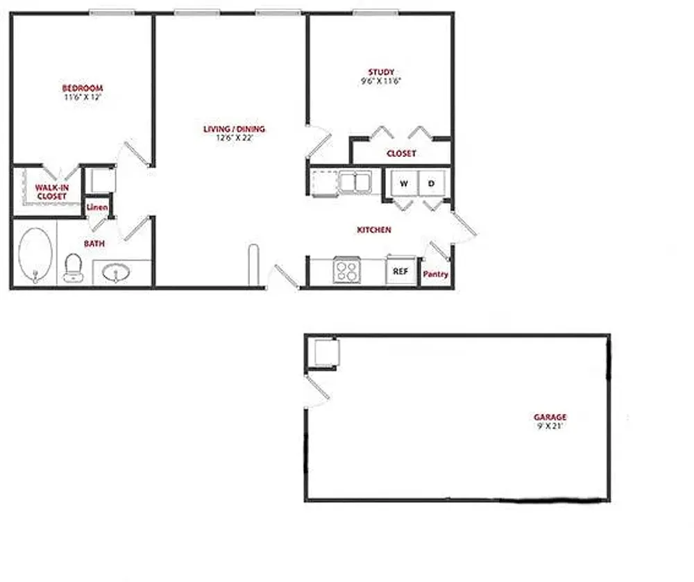 Floor plan Acadian