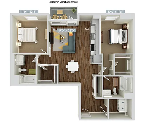Floor plan B15-1156-1159
