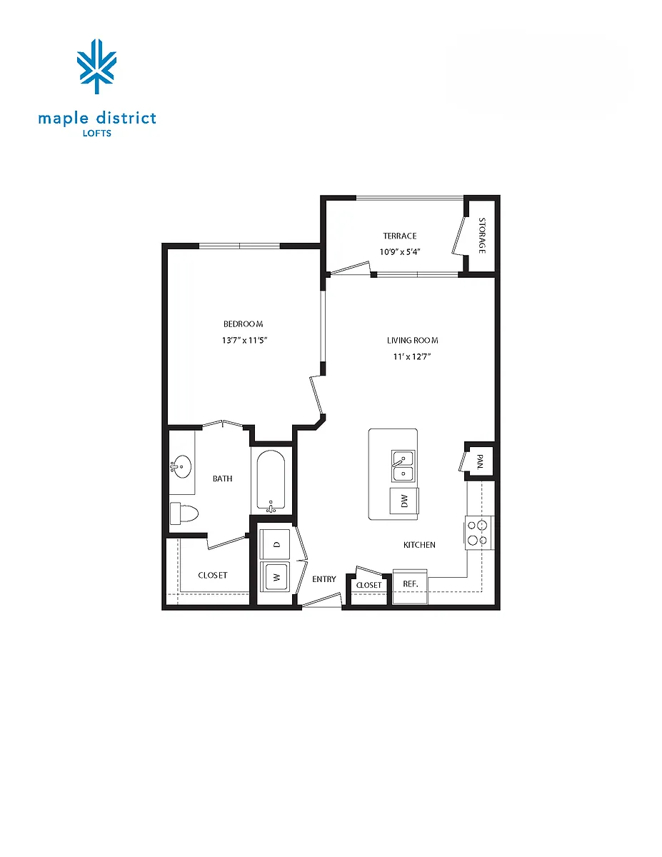 Floor plan A1B