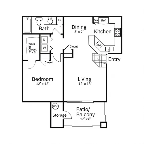 Floor plan A2