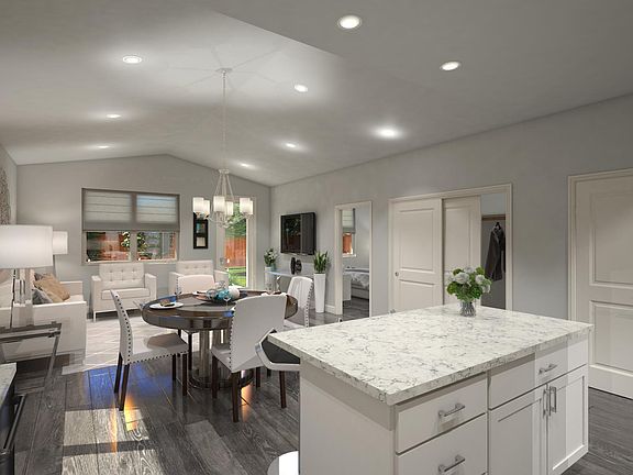 Simulated View from Kitchen